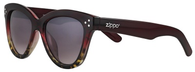 GR220119283 Zippo. Очки солнцезащитные ZIPPO, женские, бордовые, оправа из поликарбоната