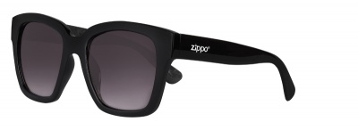GR220119244 Zippo. Очки солнцезащитные ZIPPO, унисекс, чёрные, оправа из поликарбоната