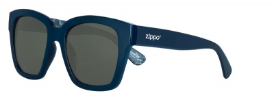 GR220119245 Zippo. Очки солнцезащитные ZIPPO, унисекс, синие, оправа из поликарбоната