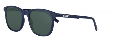 GR220119246 Zippo. Очки солнцезащитные ZIPPO, унисекс, синие, оправа из поликарбоната