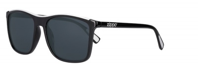 GR220119249 Zippo. Очки солнцезащитные ZIPPO, унисекс, чёрные, оправа из поликарбоната