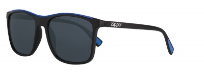 GR220119250 Zippo. Очки солнцезащитные ZIPPO, унисекс, чёрные, оправа из поликарбоната