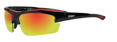 GR220119254 Zippo. Солнцезащитные очки ZIPPO спортивные, унисекс, чёрные, оправа из поликарбоната