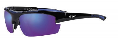 GR220119255 Zippo. Солнцезащитные очки ZIPPO спортивные, унисекс, чёрные, оправа из поликарбоната