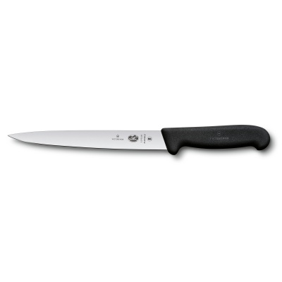GR210429005 Victorinox Fibrox. Нож филейный VICTORINOX Fibrox с гибким лезвием 20 см, чёрный