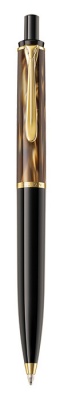 PK1B-BLK1 PELIKAN Elegance Classic. Ручка шариковая Pelikan Elegance Classic K200 (PL808972) корп.коричневый мр. M чернила черн. подарочная упаковка.