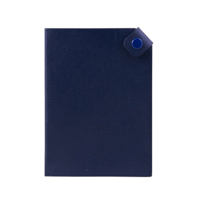 PB22033057 Portobello Premium. Чехол для паспорта PURE 140*100 мм., застежка на кнопке, натуральная кожа (фактурная), синий