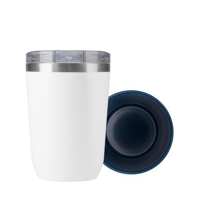 PB24090467 Portobello Arctic mug. Термокружка вакуумная с керамическим покрытием Arctic, белый/синий