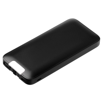 PB240904181 Portobello Optima. Внешний аккумулятор с цветной подсветкой Optima 10000 mAh, черный
