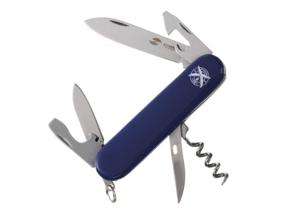 OA24082821789 STINGER. Нож перочинный Stinger, 90 мм, 11 функций, материал рукояти: АБС-пластик (синий)