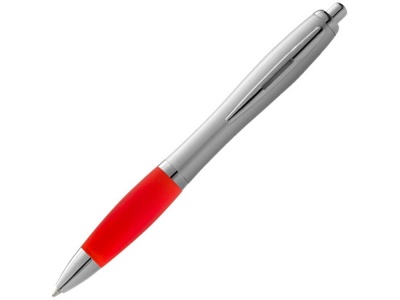 OA75B-RED36 Scripto. Ручка шариковая Nash, красный/серебристый, черные чернила