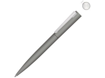 OA2102094090 Uma. Металлическая шариковая ручка soft touch Brush gum, серый