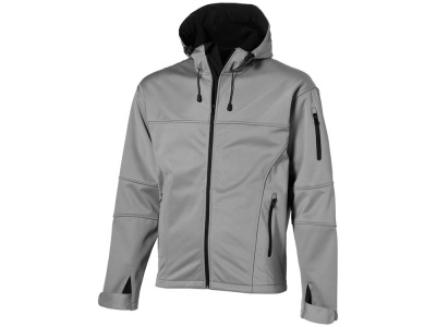 OA29TX-259 Slazenger. Куртка софтшел Match мужская, серый/черный