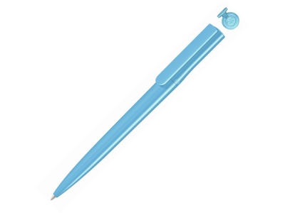 OA2003028150 Uma. Ручка шариковая пластиковая RECYCLED PET PEN switch, синий, 1 мм, голубой