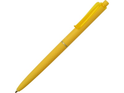 OA210209401 Ручка пластиковая soft-touch шариковая Plane, желтый