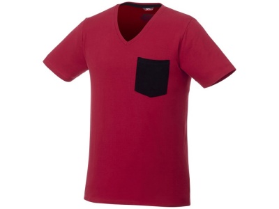 OA2003025937 Slazenger. Мужская футболка Gully с коротким рукавом и кармашком, темно-красный/темно-синий