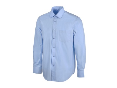 OA2102096687 US Basic. Рубашка Houston мужская с длинным рукавом, голубой