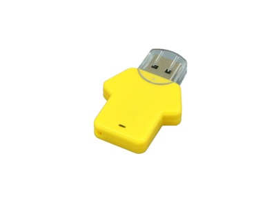 OA2102092800 Флешка 3.0 в виде футболки, 128 Гб, желтый