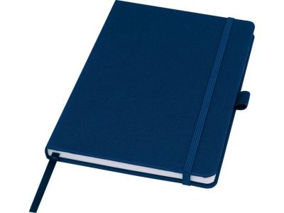 OA2102096226 Marksman. Блокнот Honua форматом A5 из переработанной бумаги с обложкой из переработанного ПЭТ, темно-синий