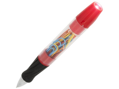 OA2003023040 Королевская шариковая ручка со светодиодами и скрепками, красный
