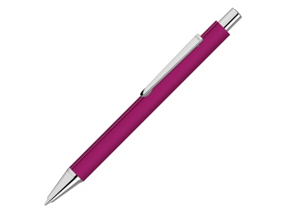 OA2102095135 Uma. Ручка шариковая металлическая Pyra soft-touch с зеркальной гравировкой, розовый