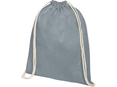 OA2102094829 Рюкзак со шнурком Oregon из хлопка плотностью 140 г/м&sup2;, серый