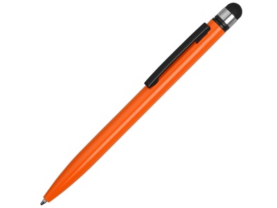OA2003021956 Ручка-стилус металлическая шариковая Poke, оранжевый/черный