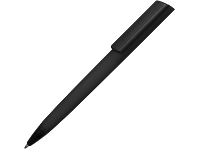 OA2003021979 Ручка пластиковая soft-touch шариковая Taper, черный