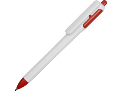 OA1701402078 Ручка шариковая с белым корпусом и цветными вставками, белый/красный