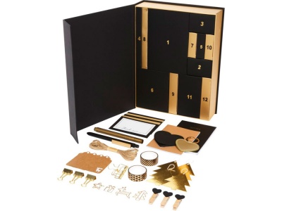OA2102096461 Luxe. Подарочная коробка Felice с канцелярскими принадлежностями, золотистый
