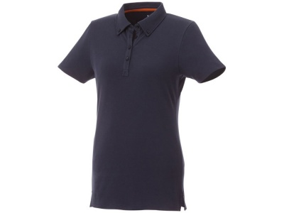 OA2003026397 Elevate. Женская футболка поло Atkinson с коротким рукавом и пуговицами, темно-синий