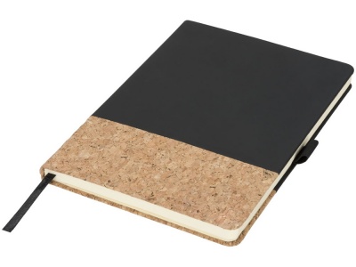 OA2003024856 Journalbooks. Блокнот Evora формата A5 из пробки и термополиуретана, черный