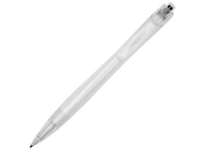 OA2102096222 Marksman. Шариковая ручка Honua из переработанного ПЭТ, прозрачный/черный