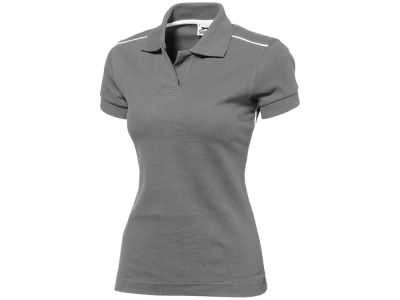 OA28TX-794 Slazenger. Рубашка поло Backhand женская, серый/белый