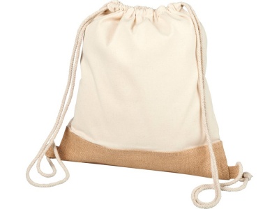 OA2102091551 Рюкзак со шнурком из хлопкового джута Delhi, natural