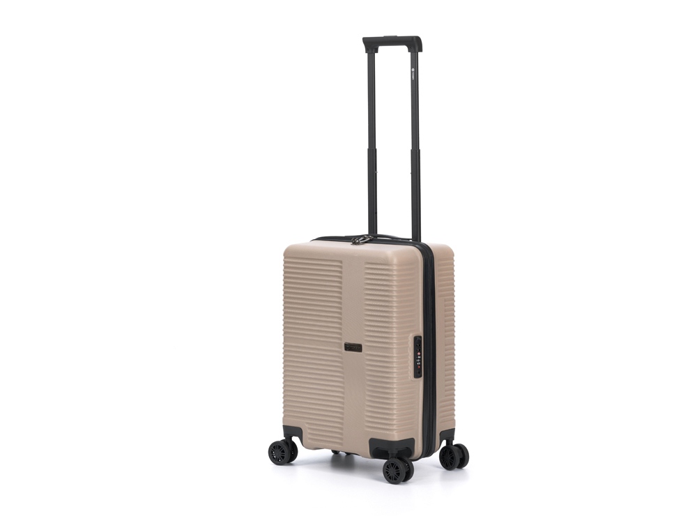 OA24082816132 Torber. Чемодан TORBER Elton, песочный, ABS-пластик, 38 х 24 х 54 см, 35 л