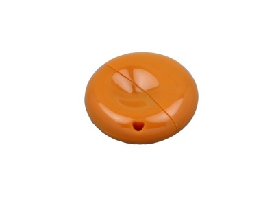 OA2003024968 Флешка промо круглой формы, 16 Гб, оранжевый
