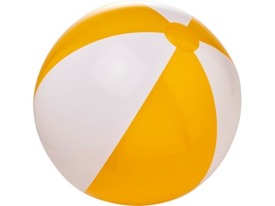 OA2102091445 Непрозрачный пляжный мяч Bora, желтый/белый