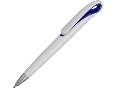 OA15094045 Ручка шариковая Swansea, белый/ярко-синий, синие чернила