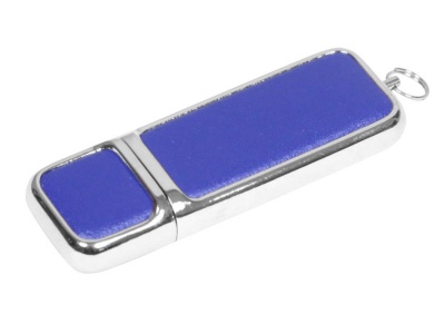 OA210209736 Флешка компактной формы, 8 Гб, синий/серебристый