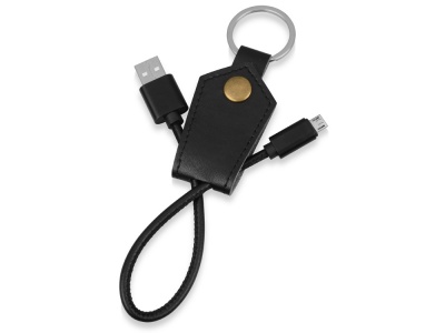 OA183032392 Кабель-брелок USB-MicroUSB Pelle, черный