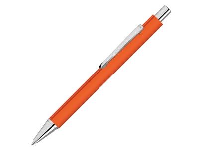 OA2102095134 Uma. Ручка шариковая металлическая Pyra soft-touch с зеркальной гравировкой, оранжевый