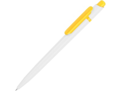OA24B-WHT19 Ручка шариковая Этюд, белый/желтый