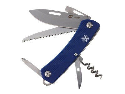 OA24082821799 STINGER. Нож перочинный Stinger, 103 мм, 10 функций, материал рукояти: АБС-пластик (синий)