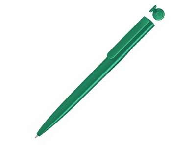 OA2003028155 Uma. Ручка шариковая пластиковая RECYCLED PET PEN switch, синий, 1 мм, зеленый