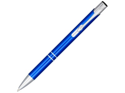 OA210209470 Кнопочная шариковая ручка Moneta из анодированного алюминия, черные чернила, cиний