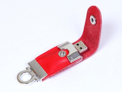 OA2102093541 USB-флешка на 64 ГБ в виде брелка, красный