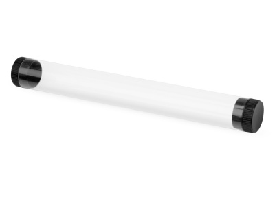 OA2003022336 Футляр-туба пластиковый для ручки Tube 2.0, прозрачный/черный