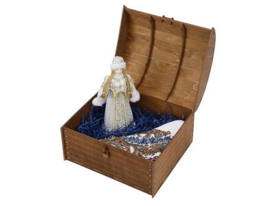 OA2003028262 Подарочный набор Снегурочка: кукла, платок