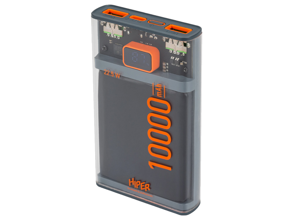 OA24082820854 HIPER. Внешний аккумулятор CORE X, 10000 mAh, черный